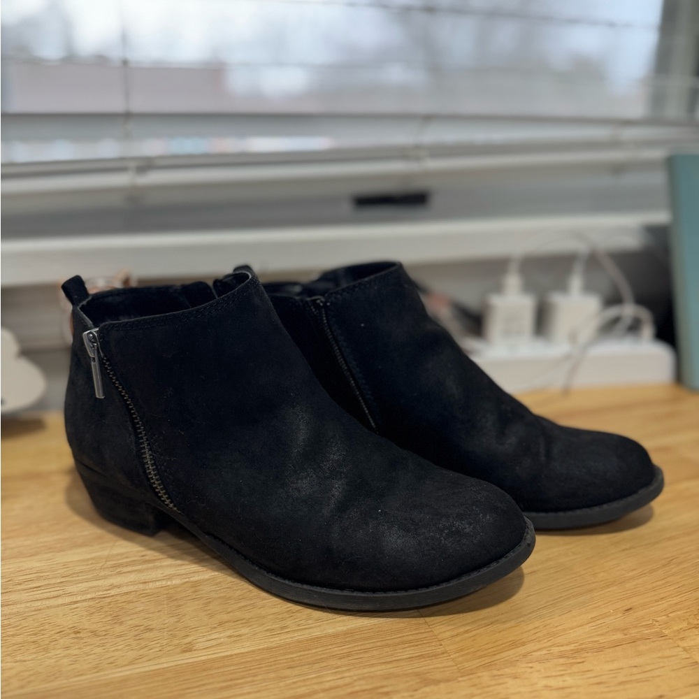 Black Suede Ankle Boots